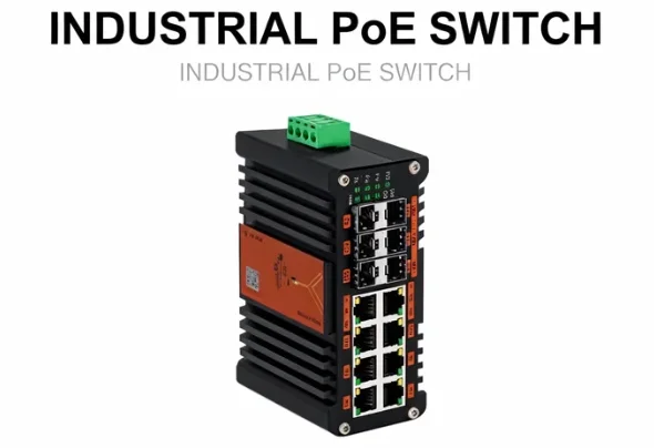 Managed Gigabit Poe Switch 8 Port 802.3At - 산업용 L2+ 관리형 PoE 스위치, 8포트