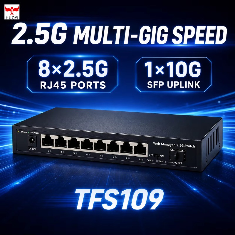 8포트 2.5Gb 관리형 스위치, 1개의 10G SFP - Sfp+ 10G Managed Switch 8 Port 리뷰 및 가격