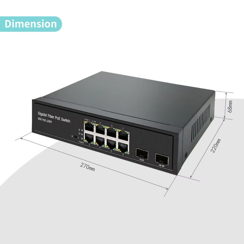 OEM/ODM 방식의 8포트 풀 기가비트 네트워크, 8 - Managed Gigabit Poe Switch 8 Port 802.3At 리뷰 및 가격